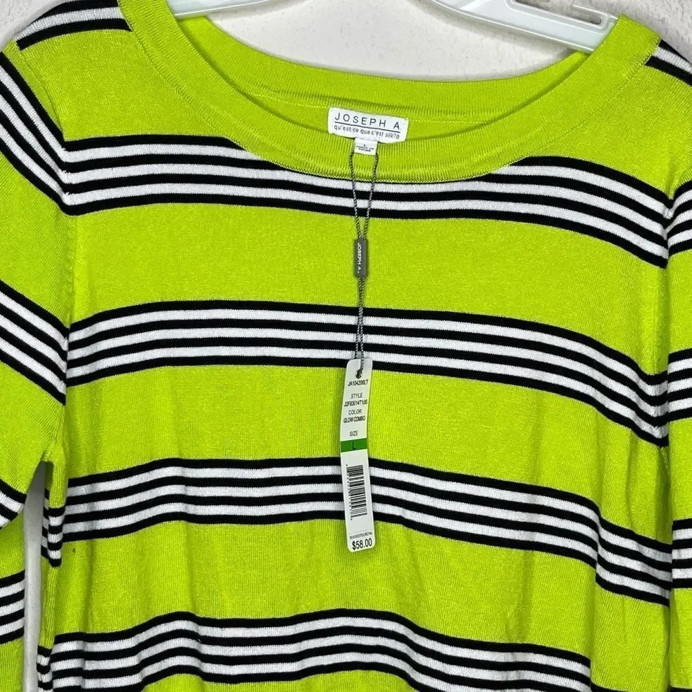 Joseph A Striped Sweater nwt‎ - Picture 5 of 8